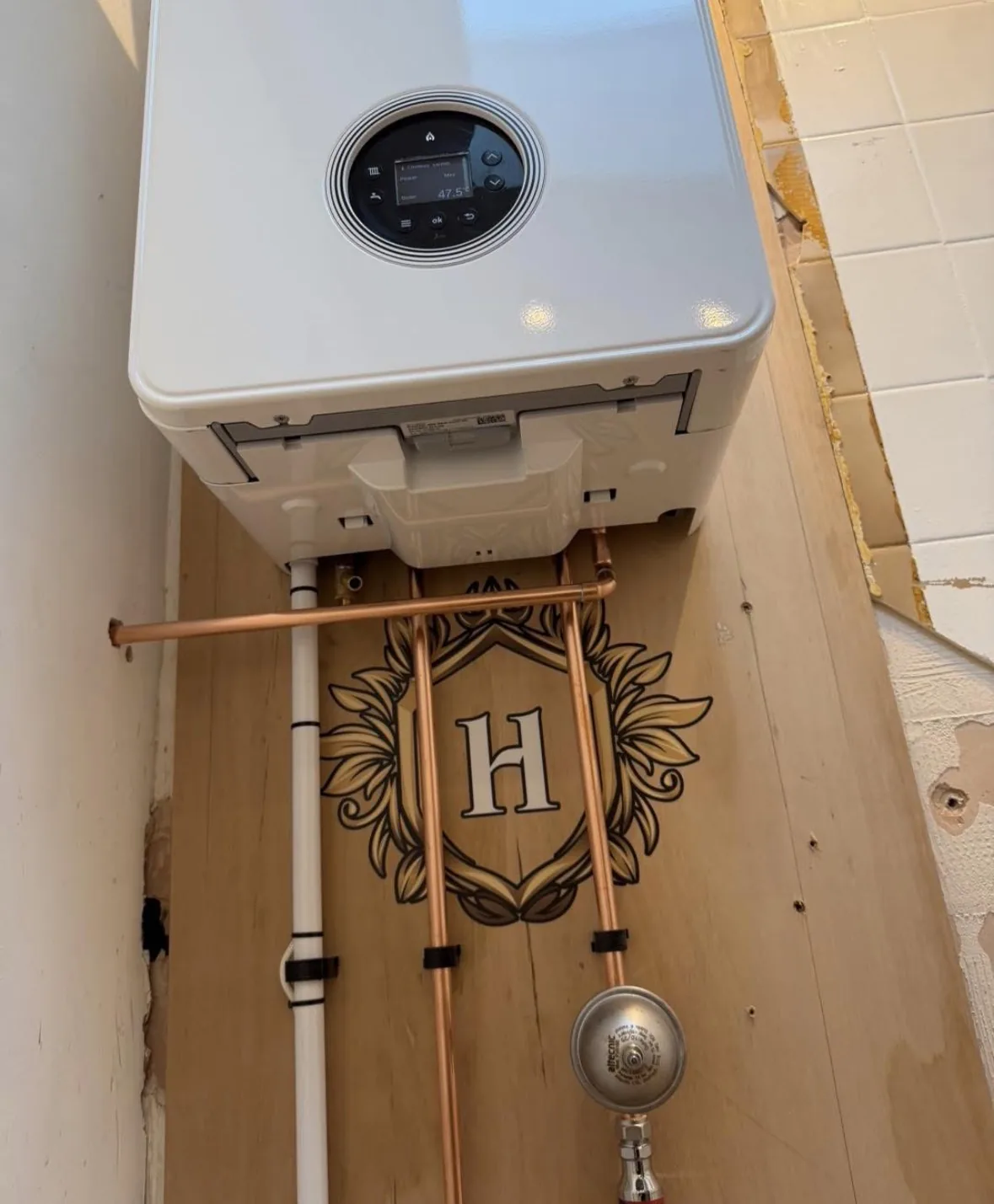 New boiler installation with precision pipework by Heritage Heating Services across Bristol and Bath (photo 3)